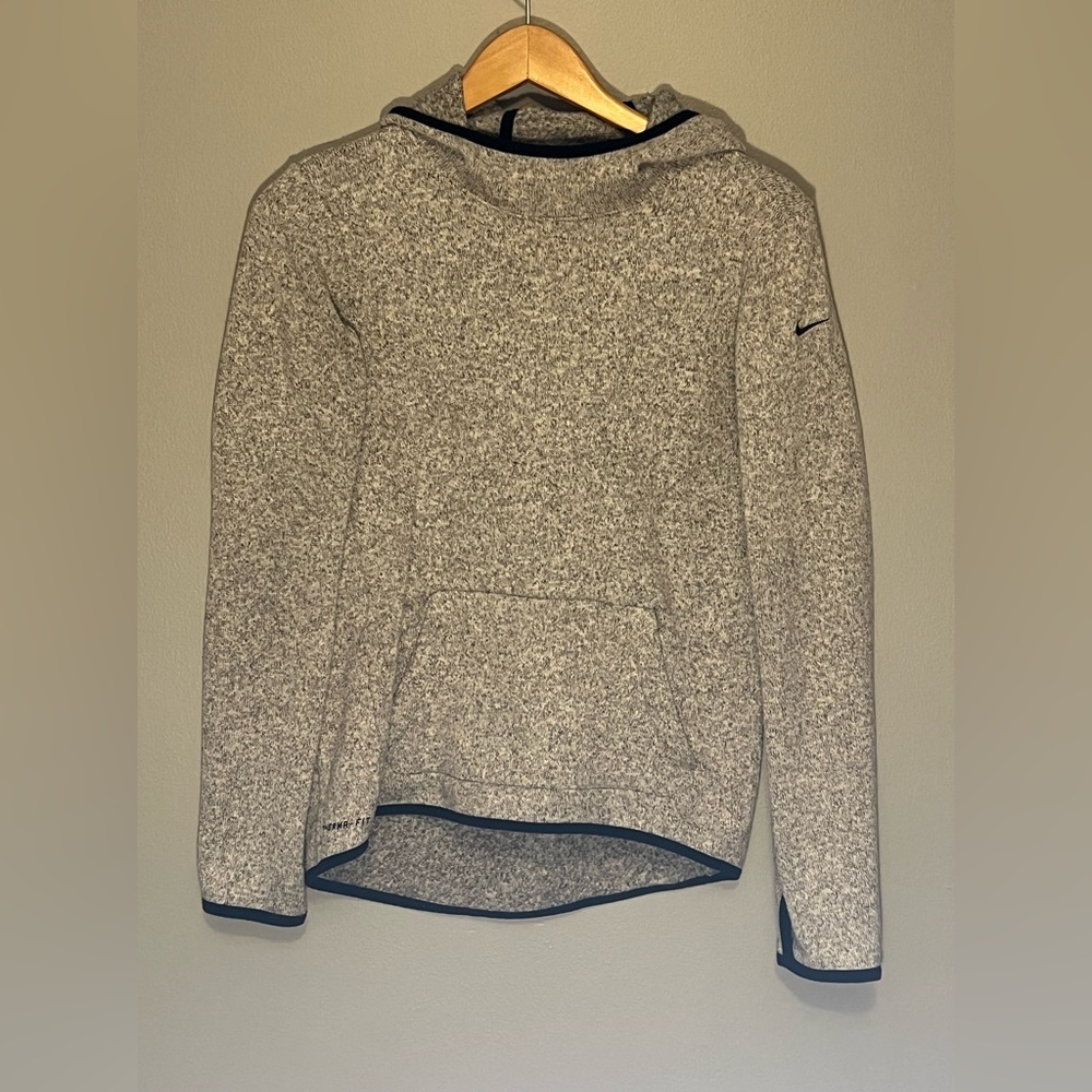 Nike Heather Grey Hoodie Sweatshirt Size Small Women’s